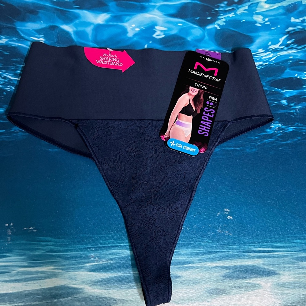 👙Maidenform Women's Navy Shaping
